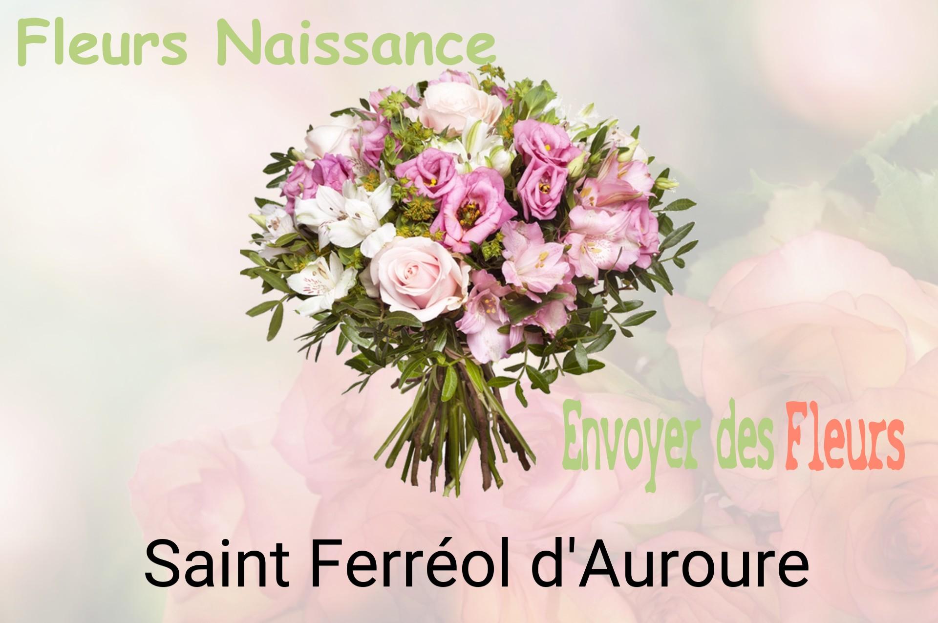 Bouquet de fleurs de naissance livré à Saint-Ferréol-d'Auroure